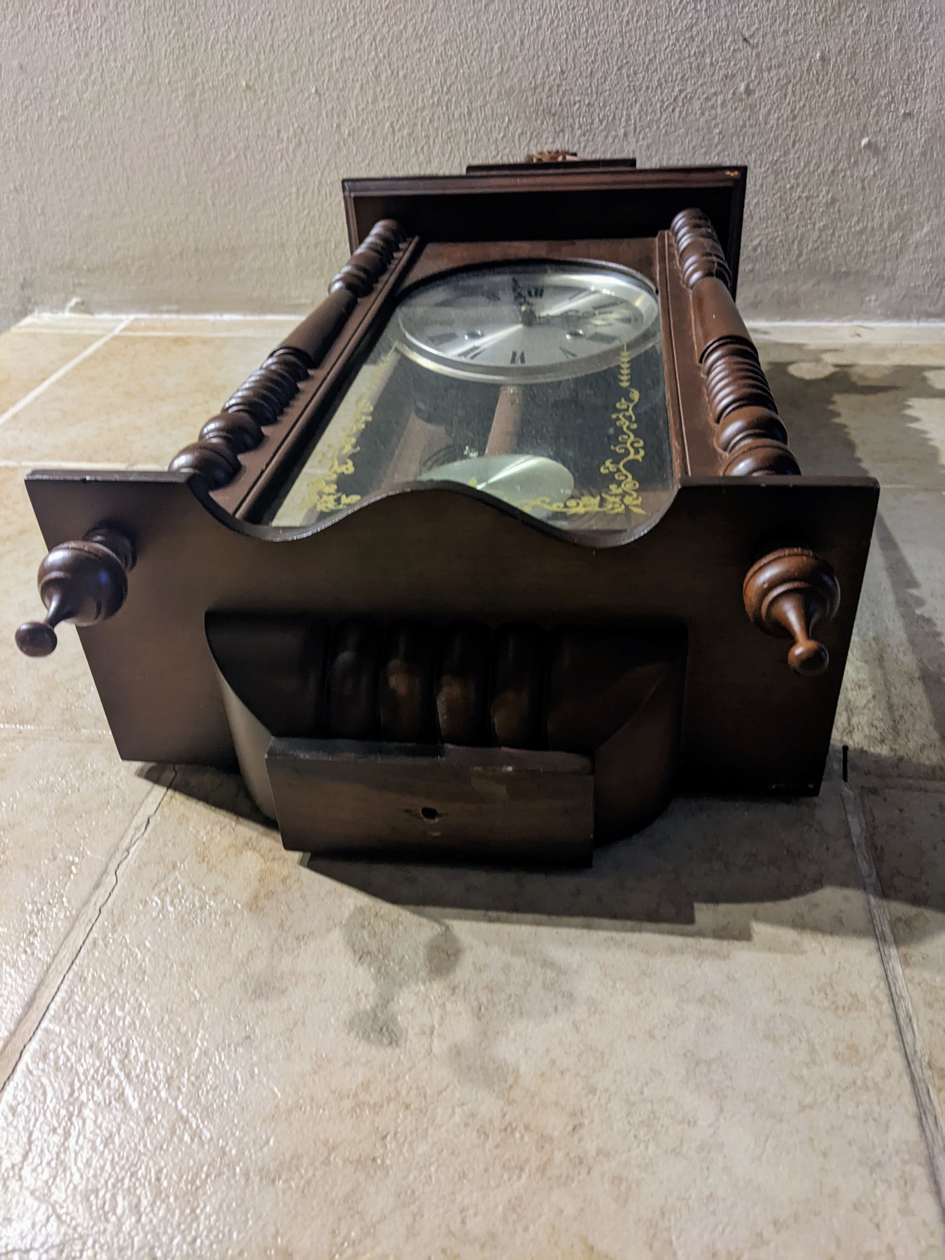 Meister Anker 1980s regulator wall clock