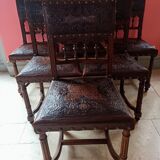 6 chaises style Henri ll