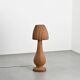 Large Brutalist Gouge Lamp, circa 1970