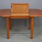 Mid Century Teak Dinning Table by D-Scan