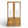 Pair of engraved glass doors from the early 20th century.