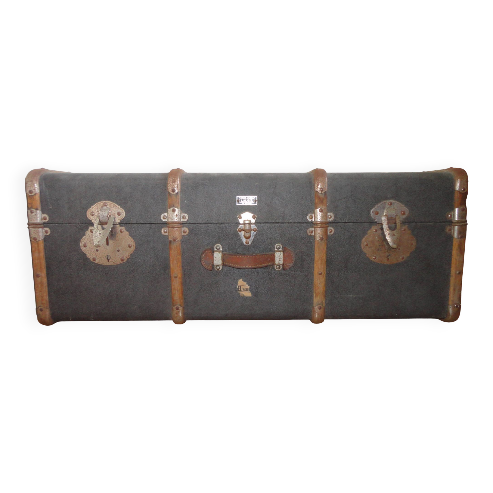 Ancienne Malle de Voyage J.M.G.É