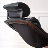 Kroken leather armchair, design Ake Fribytter, Nelo Mobelfabrik Sweden