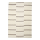6x9 Cream & Brown Contemporary Vintage Kilim Rug, 184x282Cm