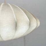 Mid-century modern Cocoon pendant lamp by Friedel Wauer for Goldkant Leuchten, Germany, 1960s.