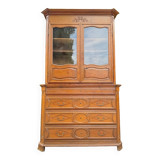 Impressive Castle Commode Forming Showcase From Louis XIV XVIII Eme Century