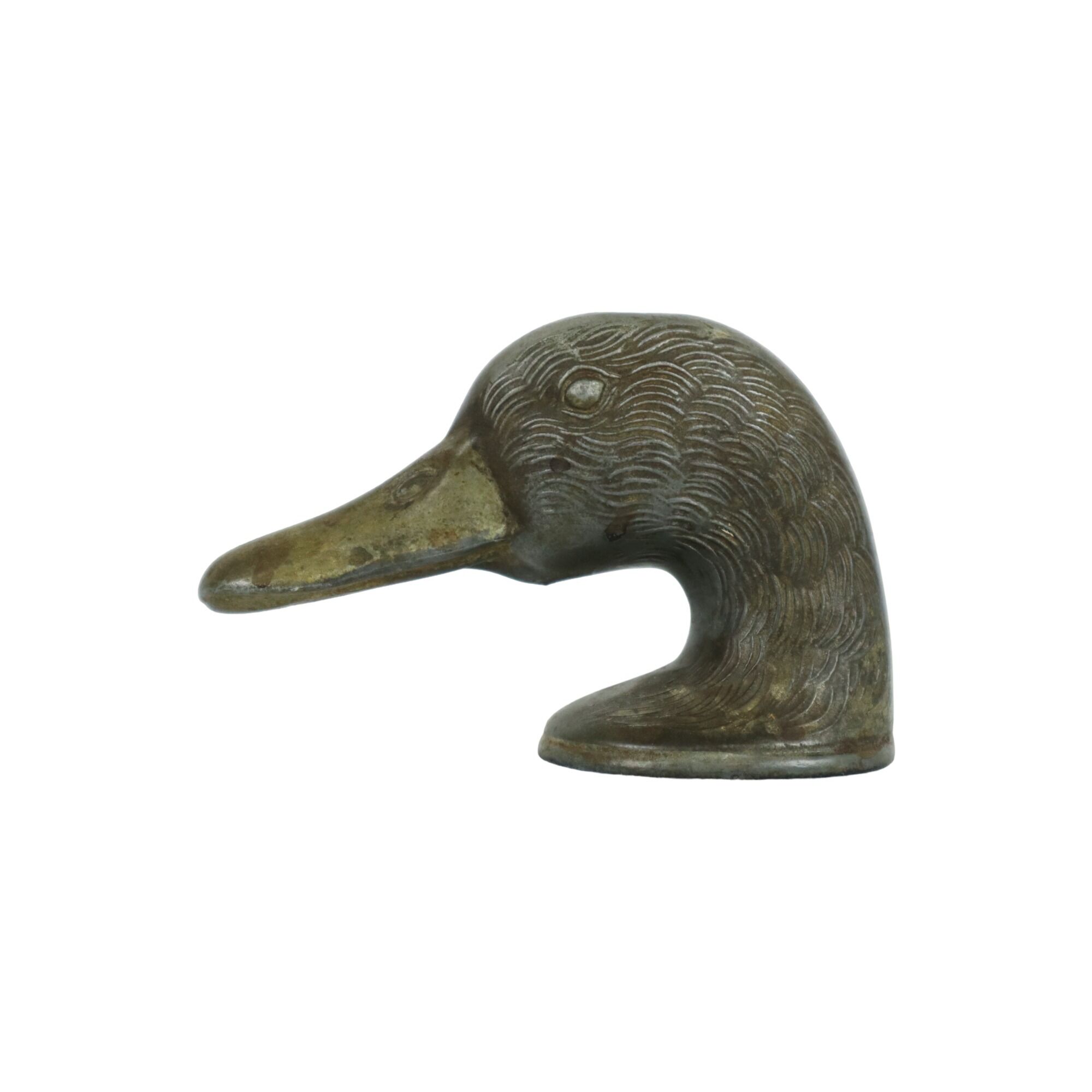 Ducky paris pewter bottle opener brass collector's item bar 1940s
