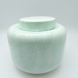 Water green vase with porcelain lid