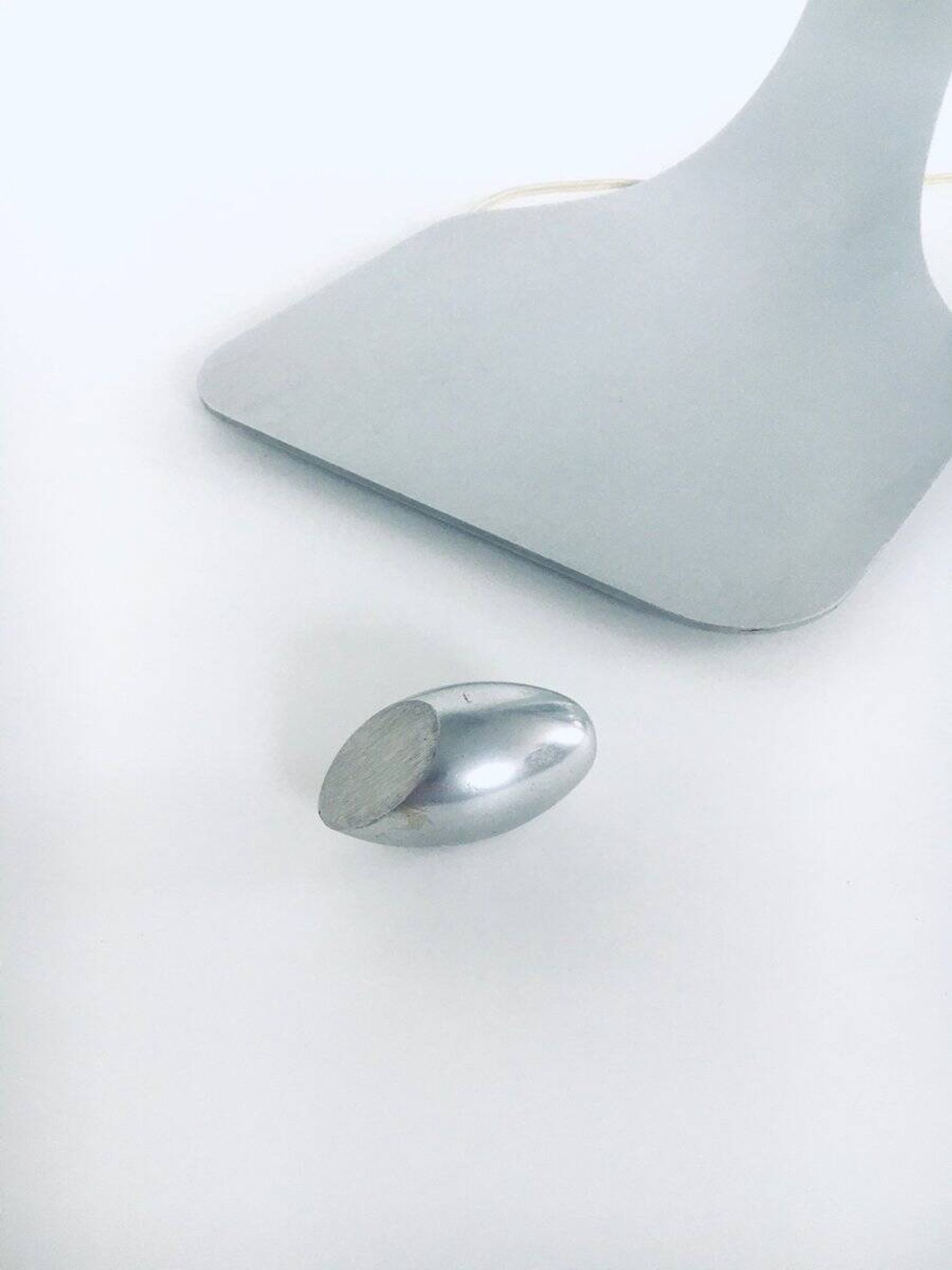 Aluminium Colomba Design Desk Lamp by Walter & Moretti, France, 1972
