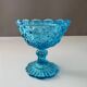 Pressed glass foot bowls art deco