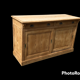 Meuble de métier comptoir buffet bahut enfilade bois brut