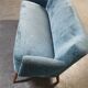 Sofa 50s 60 blue gray