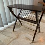 Magazine rack - vintage reading saddle