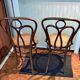 Pair of Thonet chairs No. 19 in beech from 1900;