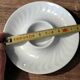 Set of white porcelain egg cups Bareuther Waldsassen 1970s