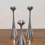 Set of 3 Alessi candle holders