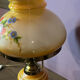Large "hurricane" table lamp in opaline glass, brand new.