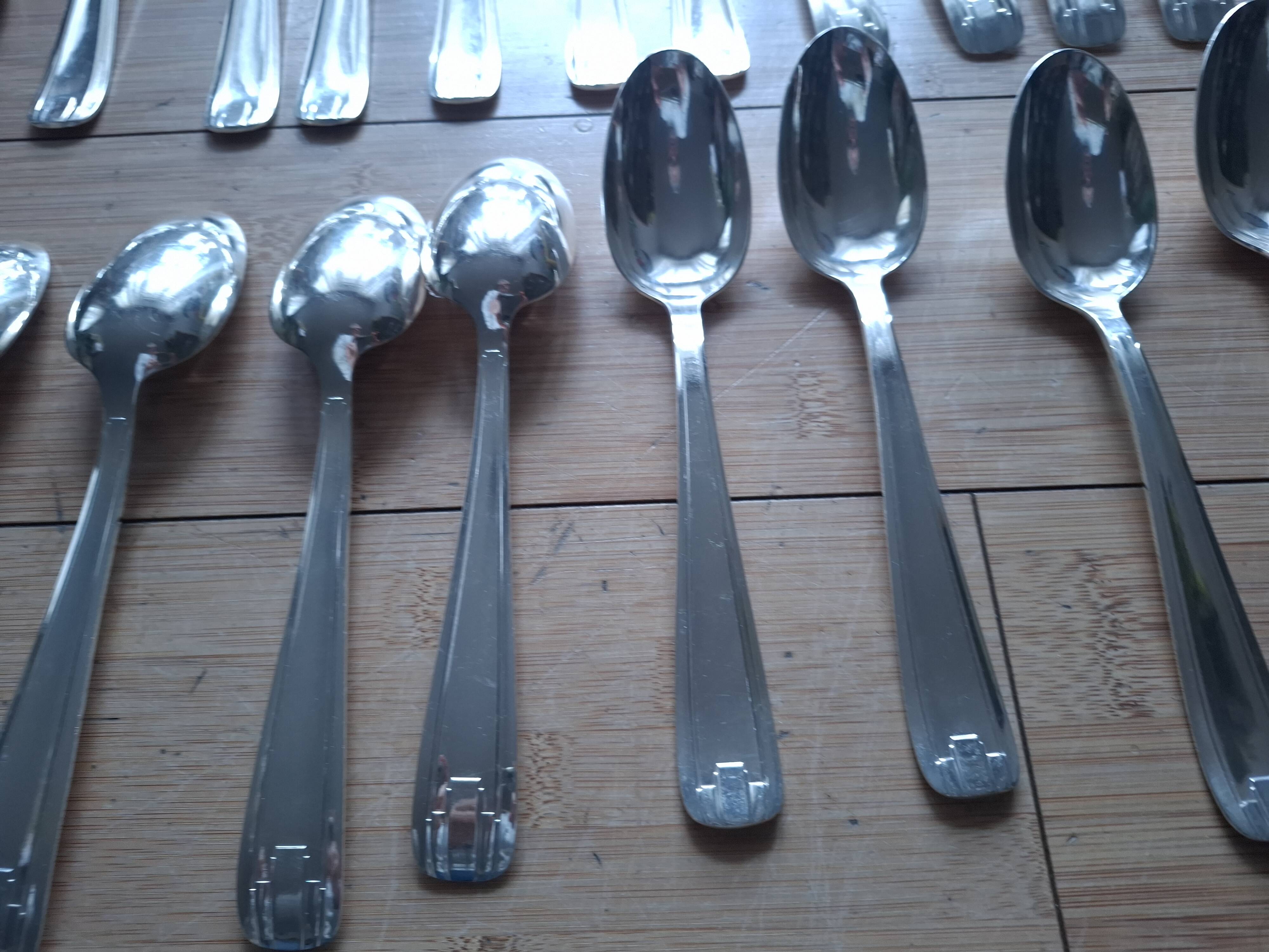 Art deco cutlery set in a box, 36 pieces.