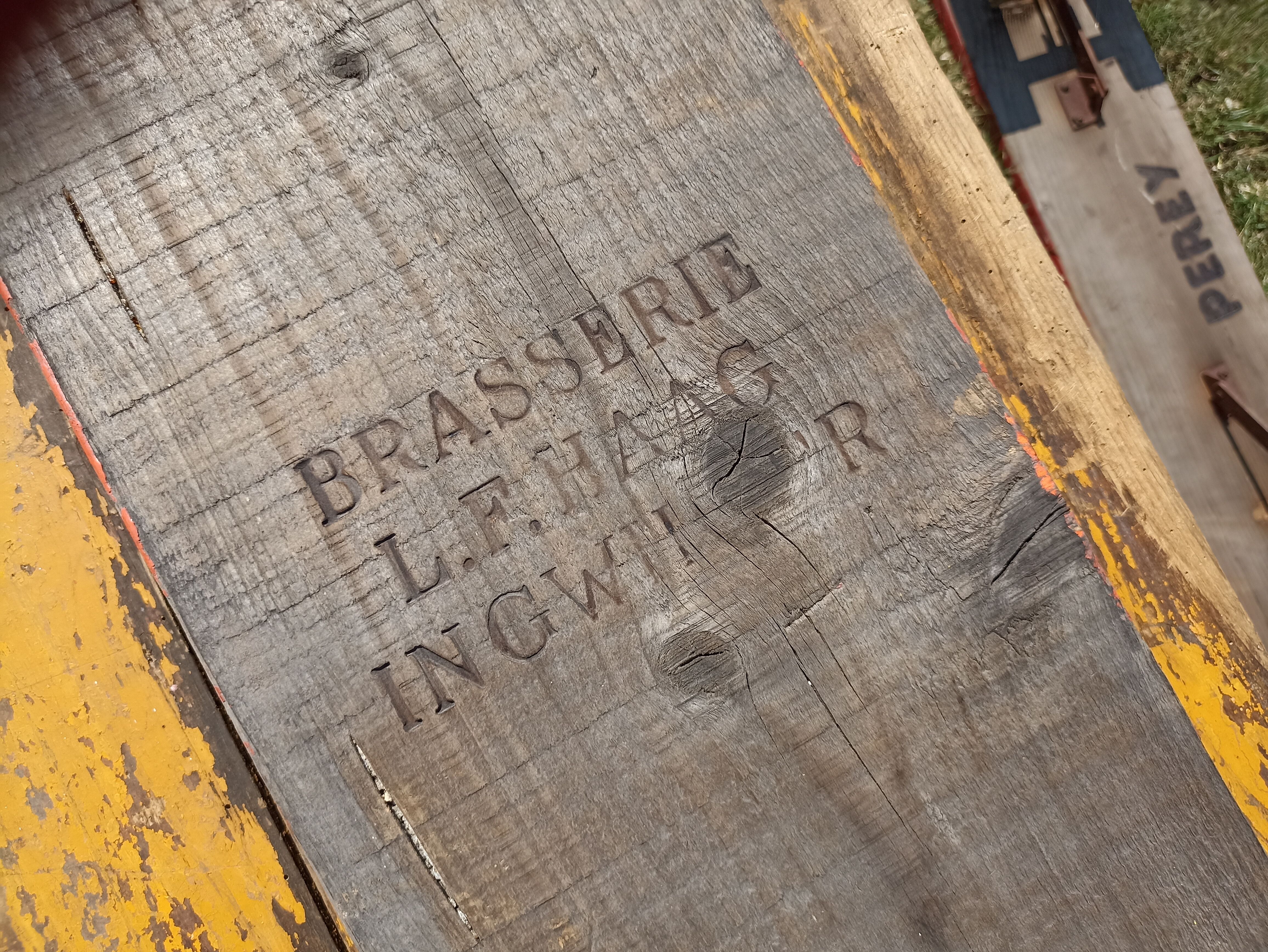 Set of tables & 2 brewery benches