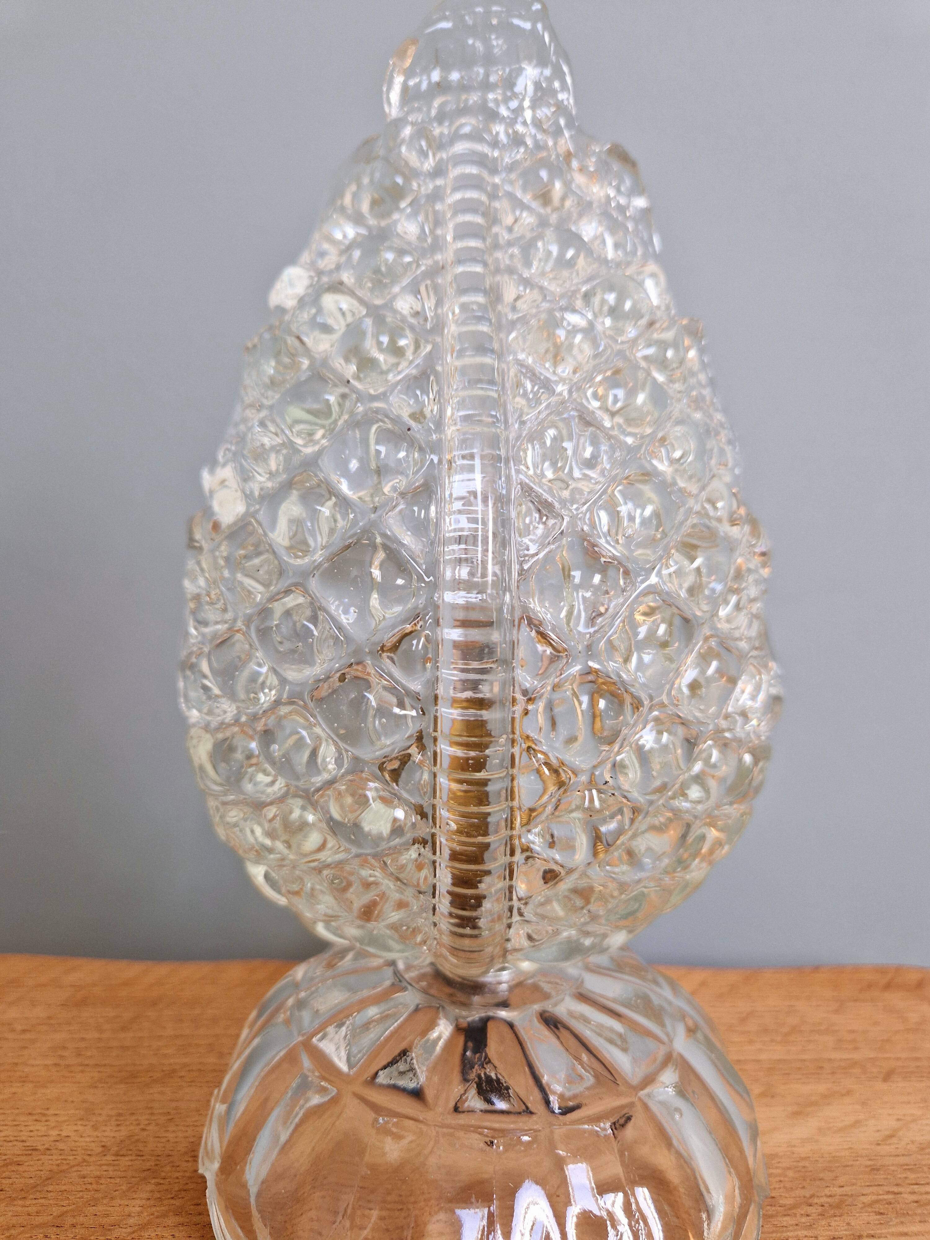 Murano glass table lamp, Barovier & Toso, 1950s