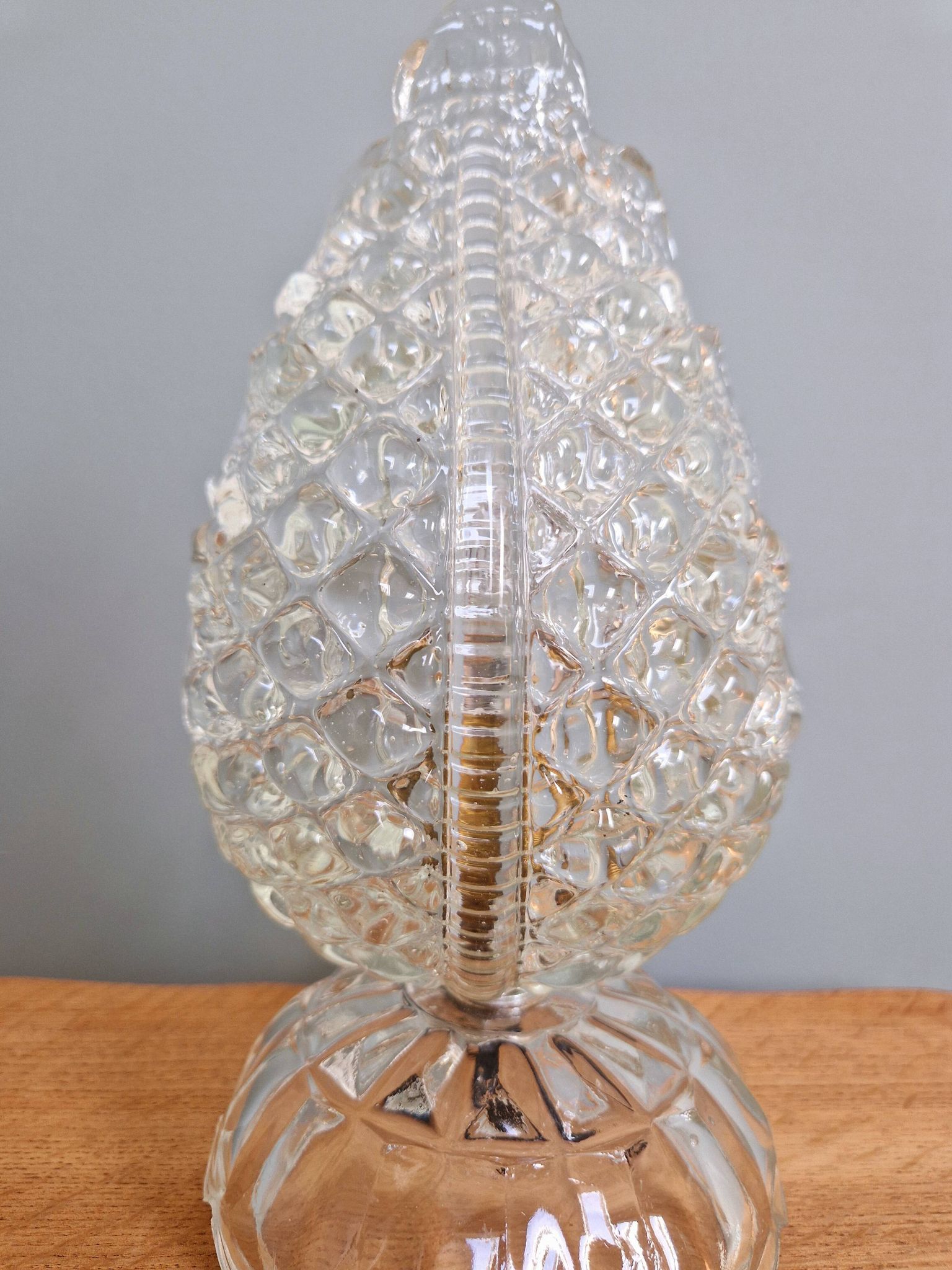 Murano glass table lamp, Barovier & Toso, 1950s