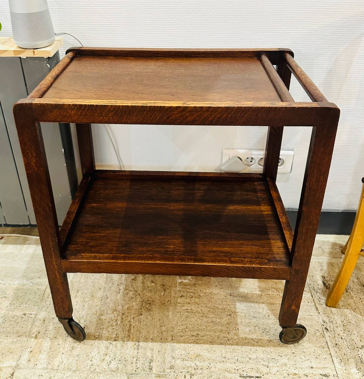 Vintage serving trolley