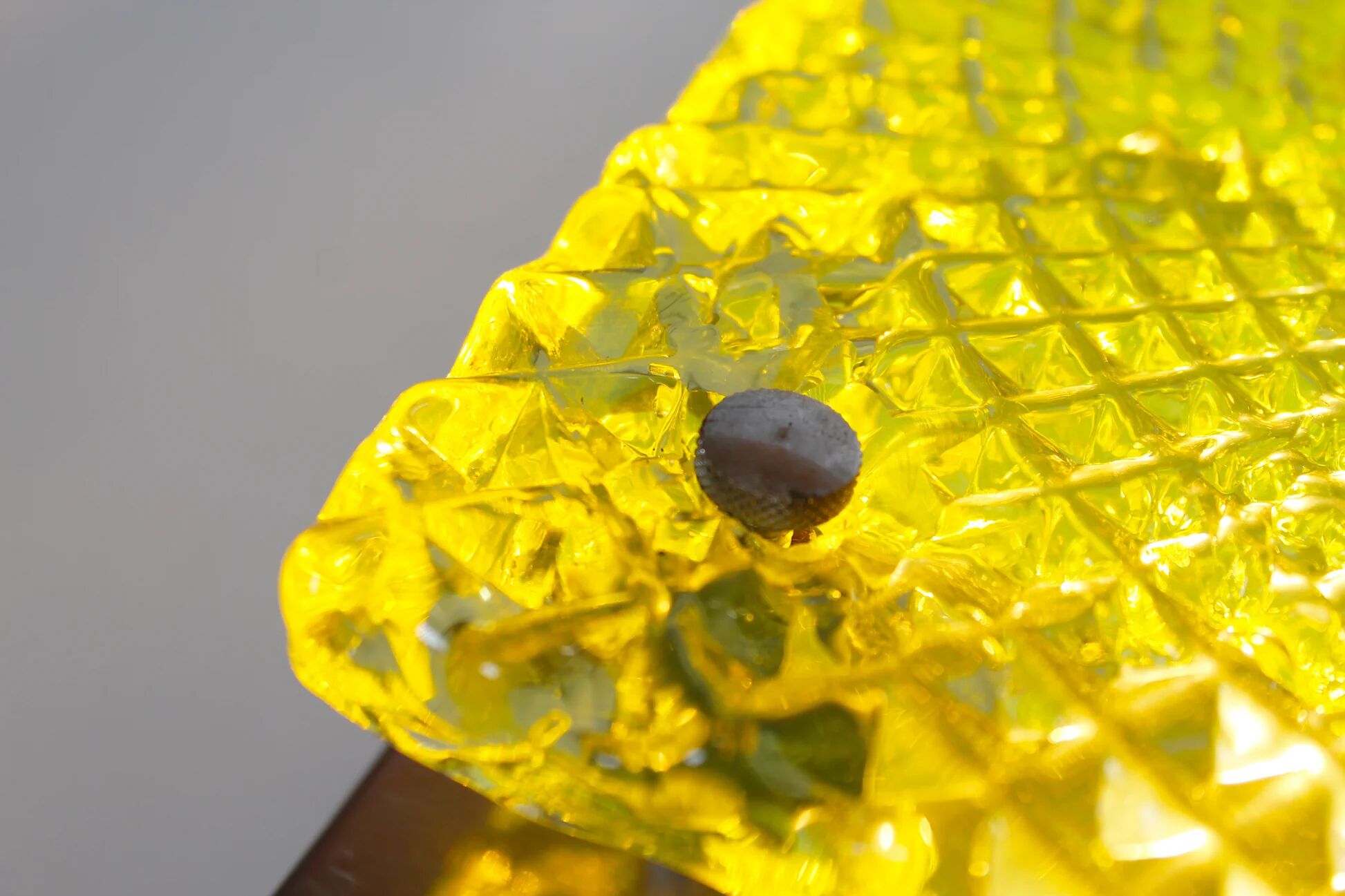 Unique 1970s Italian Murano glass wall lamp