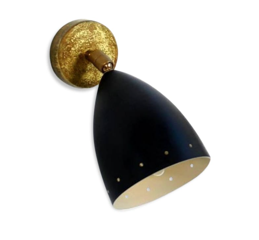 Black Fanal Wall Lamp