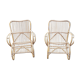 Rattan armchairs design Louis Sognot