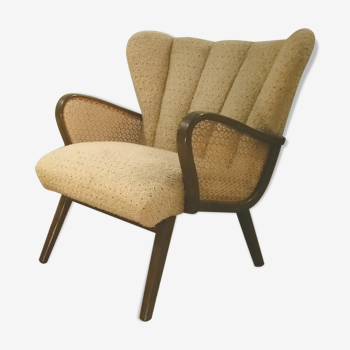 Fauteuil wing chair années 50