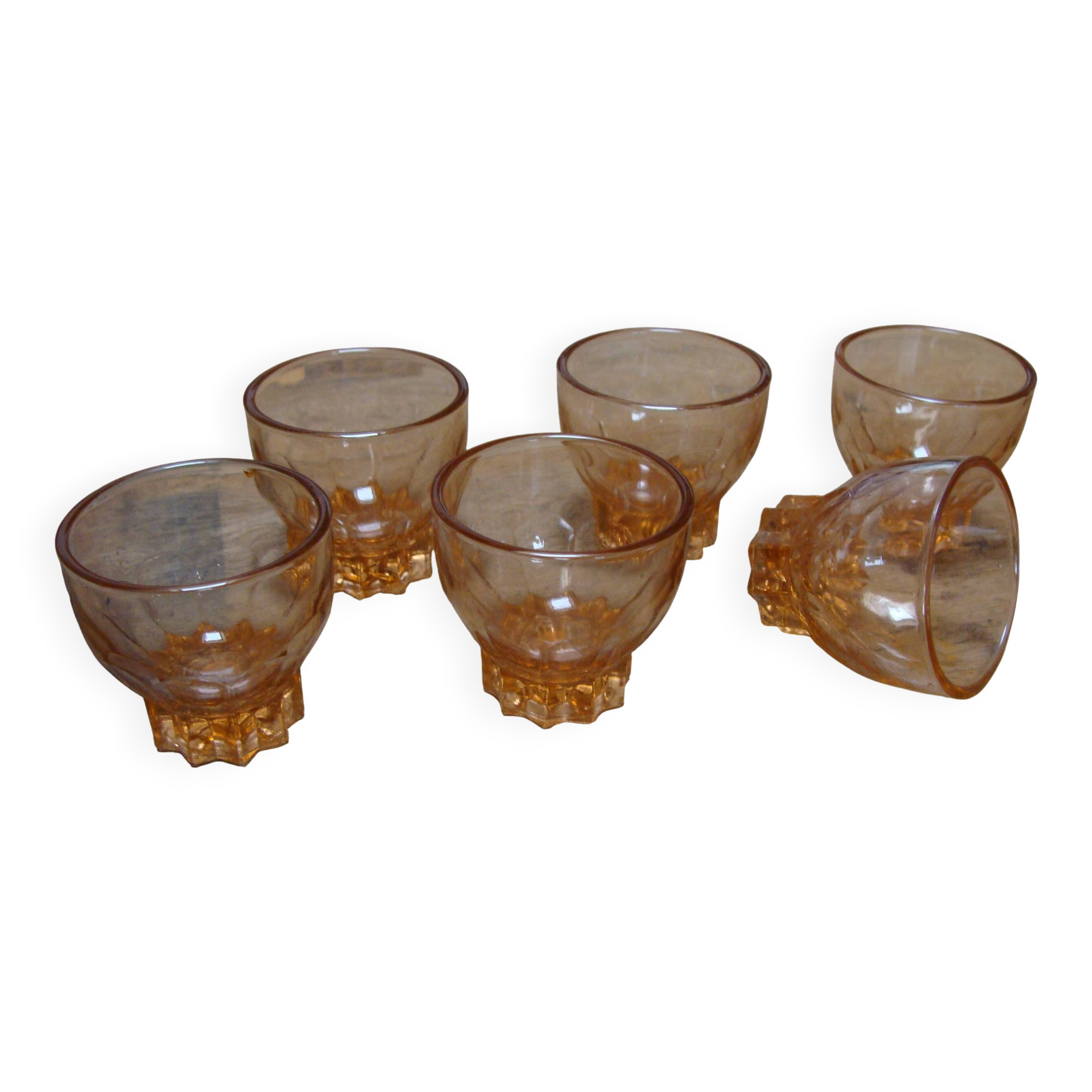 Art Deco liqueur glasses