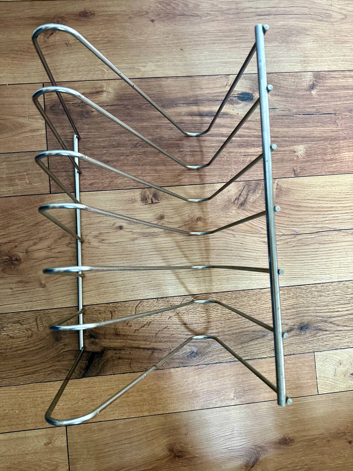 Metal magazine rack, Atelier A model Z, 1970s