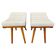 Pair of Mid-Century Maple Wood Stools, 1960, Czechoslovakia