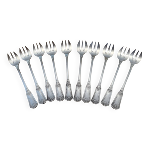 10 fourchettes à huîtres