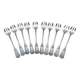 10 fourchettes à huîtres argent début XXéme