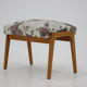 Tabouret de hêtre des années 1970 Tchécoslovaquie