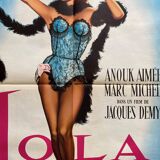 Original movie poster "Lola" Anouk Aimée 60x80cm 1961
