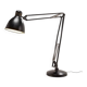 The Great JJ black floor lamp by Jac Jacobsen for Luxit Leucos, 1980s