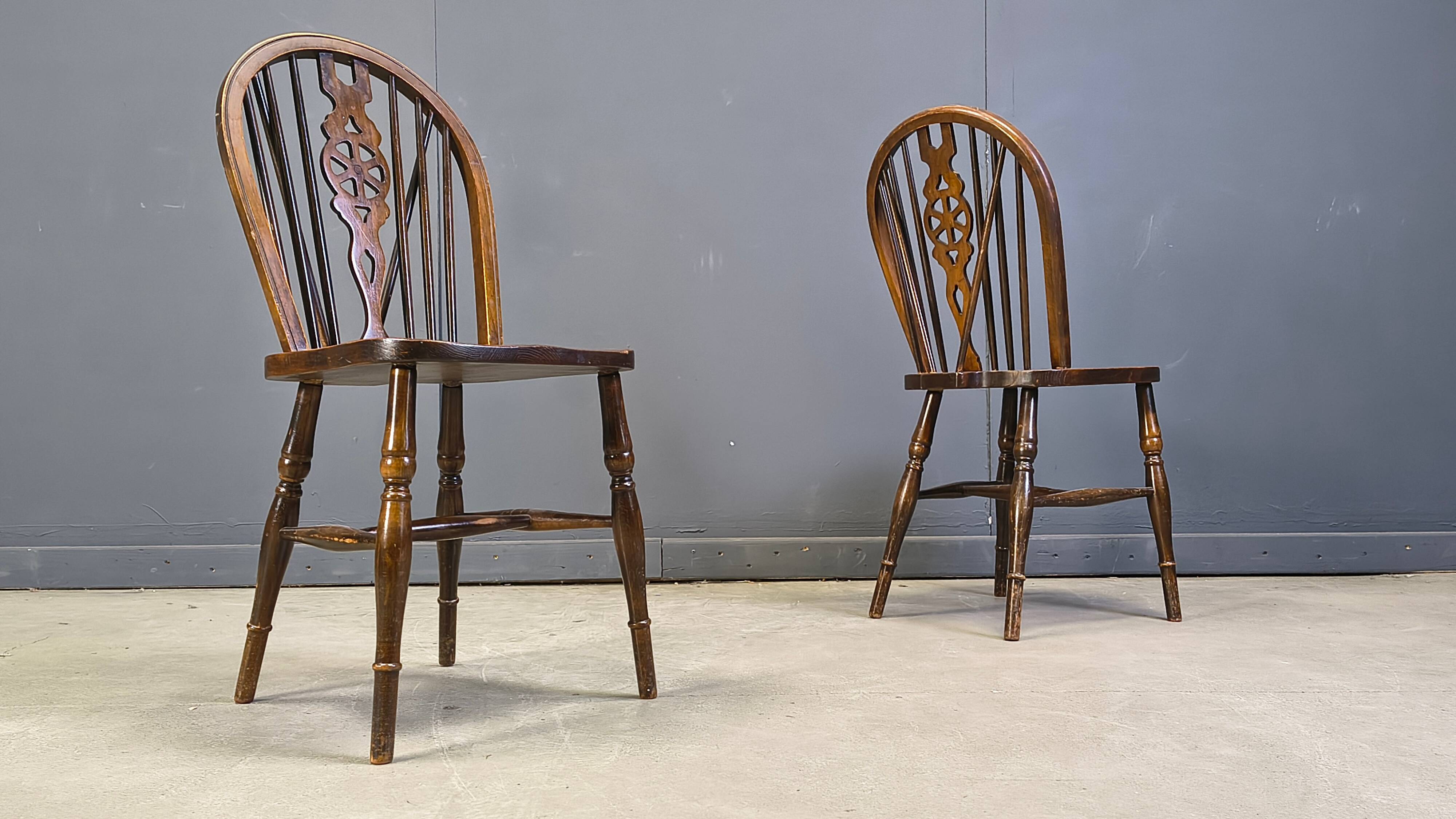 Set of 5 vintage Ercol dining chairs, 1950s