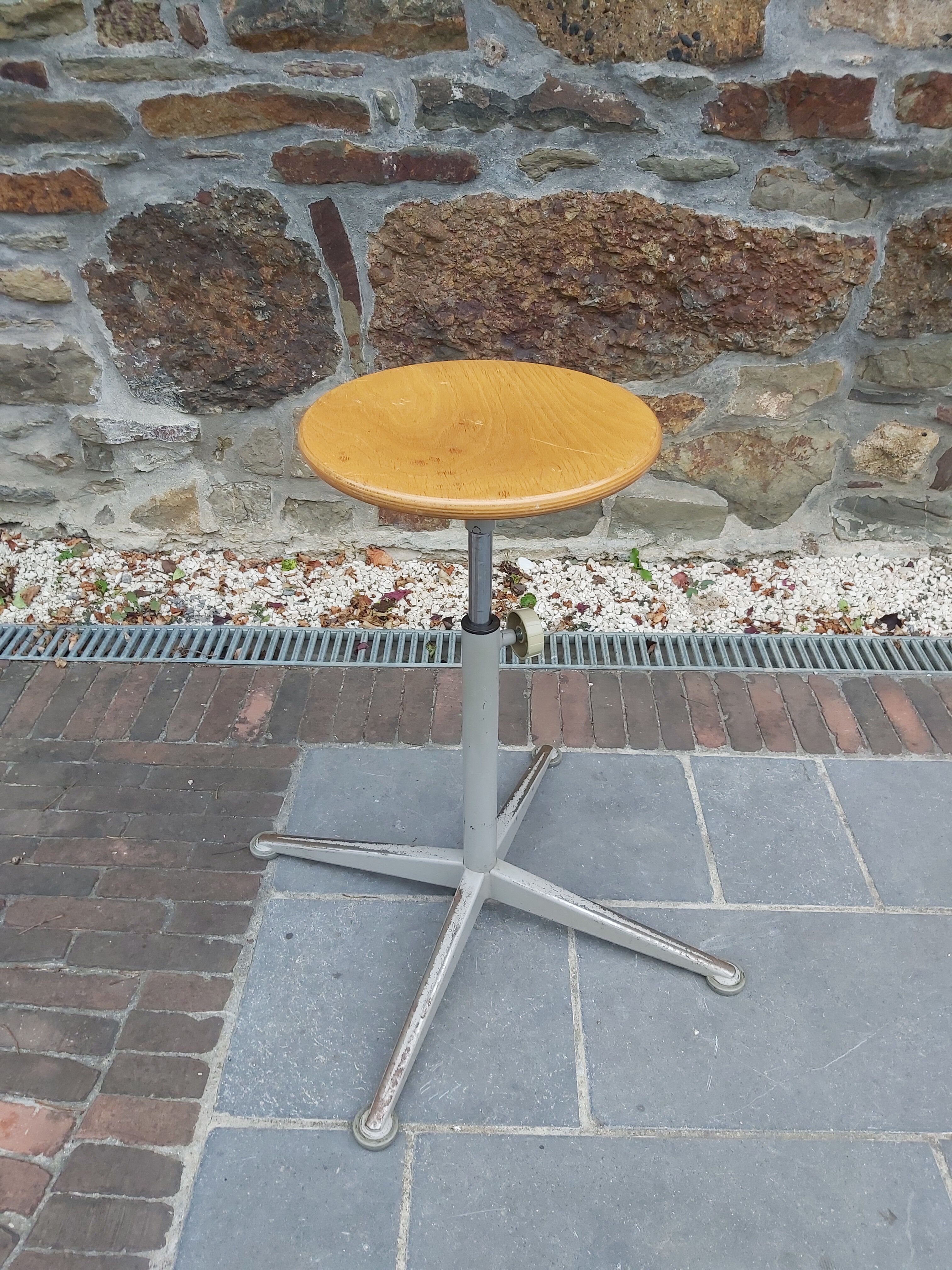 Architect's stool designed by Friso Kramer, 60s