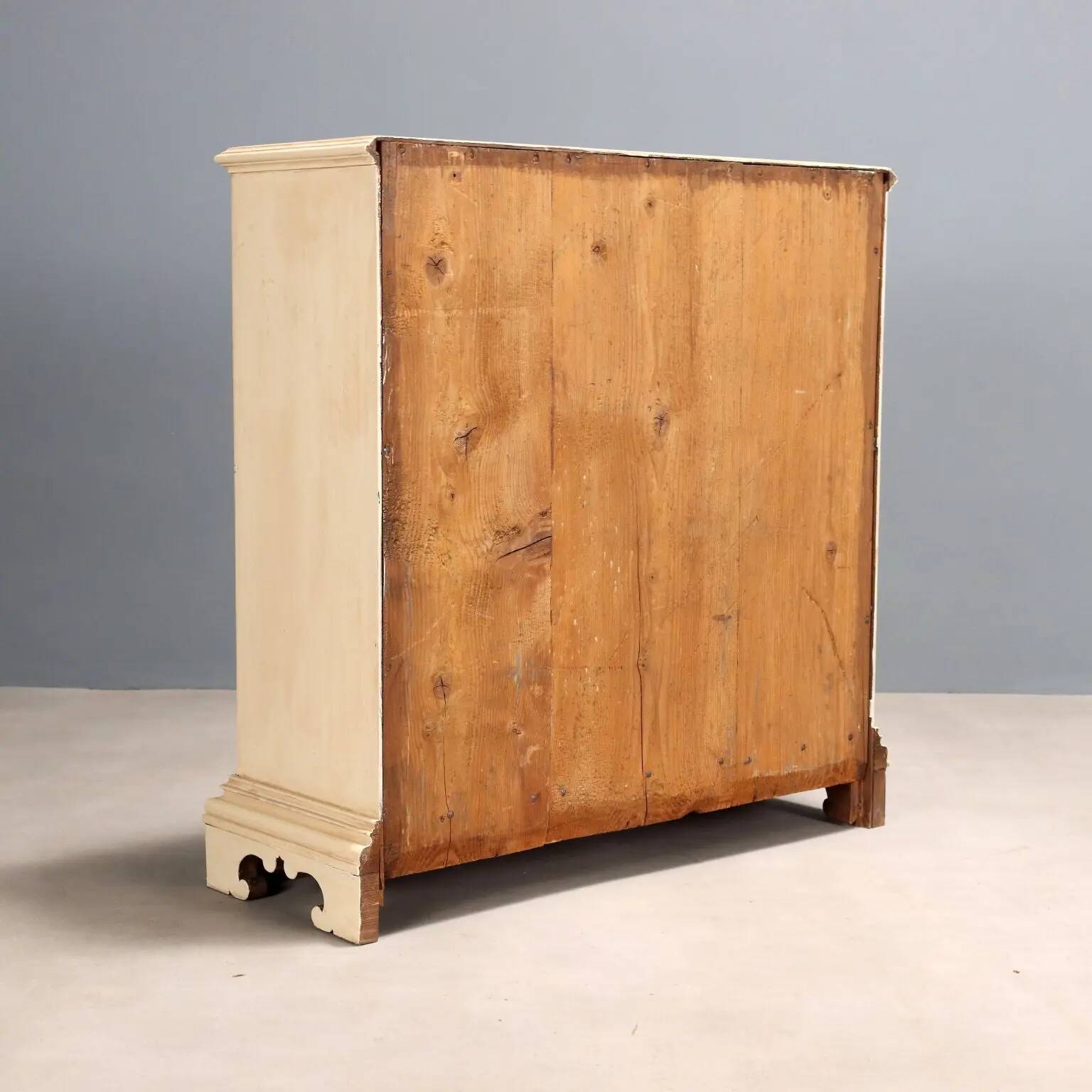 Antique walnut wardrobe, Italy, 20th century