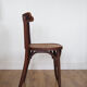 Lot de chaises bistrot en bois vintage