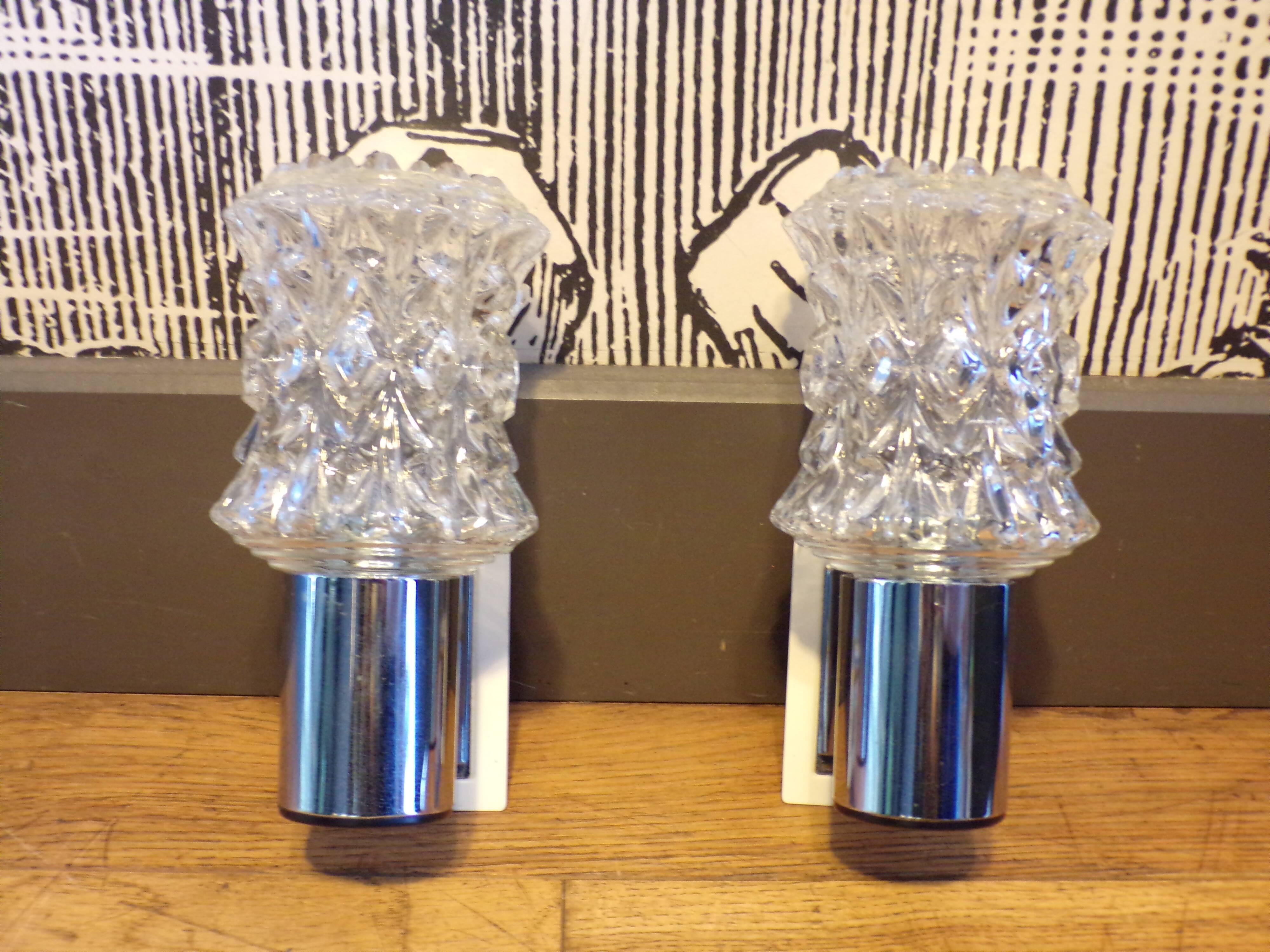 Pair of Targetti Sankey wall lights 1970
