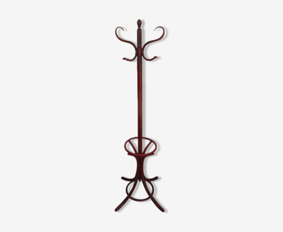 Portemanteau perroquet rouge ancien