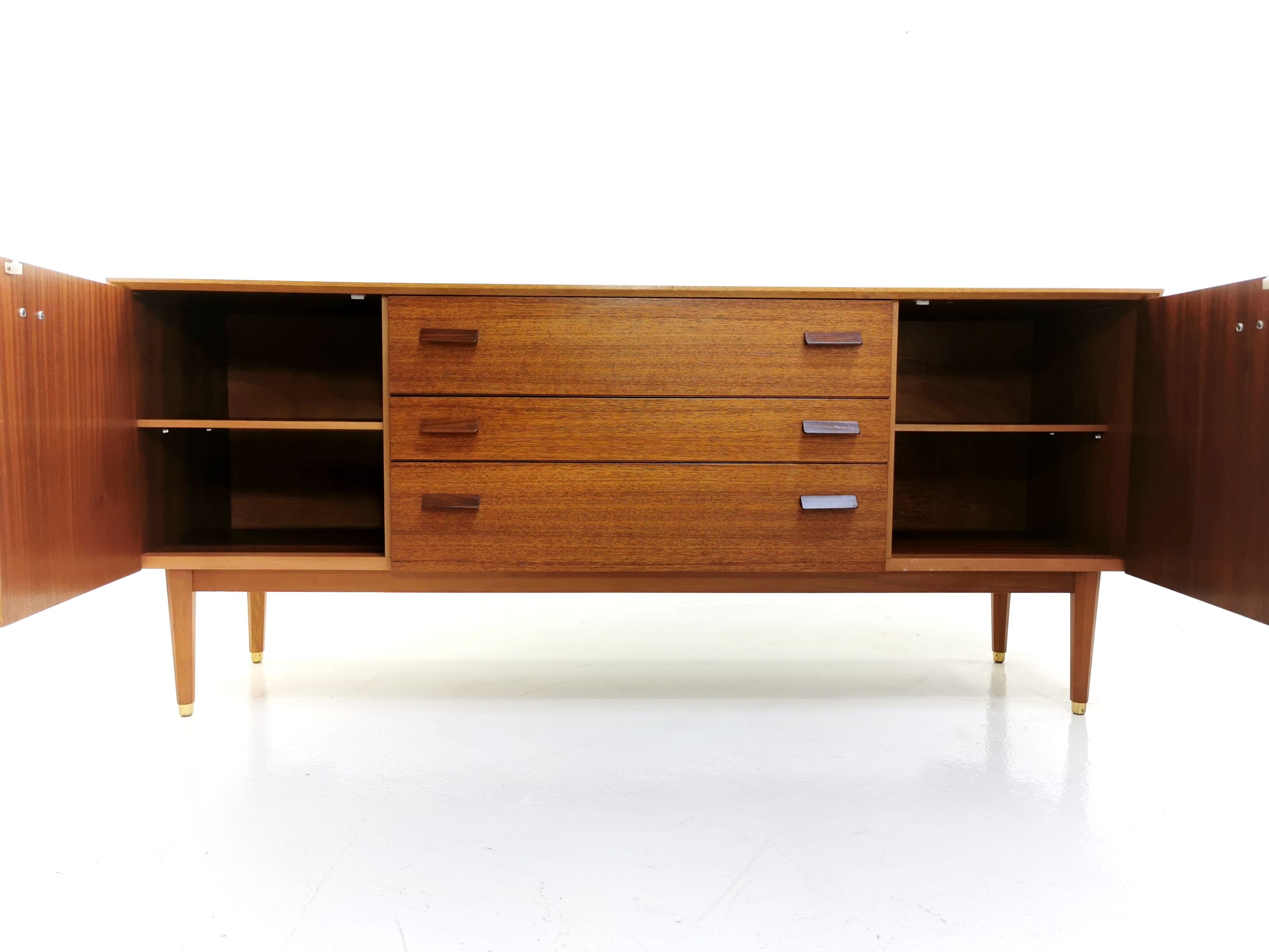 E Gomme teak and oak sideboard for G Plan, 1950s