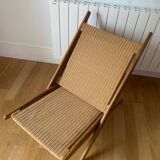 Fauteuil transat Pliable style scandinave