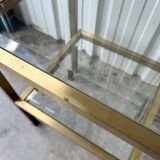 Gilded brass side table 1970