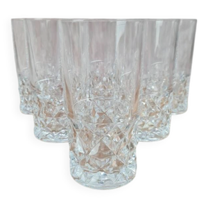 lot de 6 verres Cristal