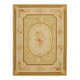 Handmade European Vintage Aubusson Kilim 273 cm x 364 cm