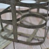 Old metal bottle holder